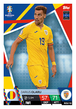 Darius Olaru Romania Topps Match Attax EURO 2024 #ROM10